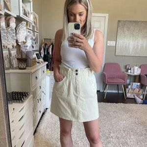 Gianni Bini Paper Bag Skirt